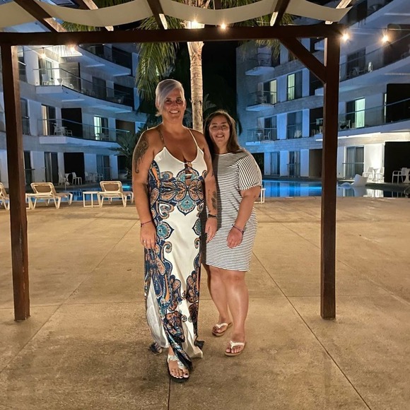 Bohemian Beach Vintage Tribal Print Slip Backless Casual Long Maxi Red LARGE - Picture 5 of 6